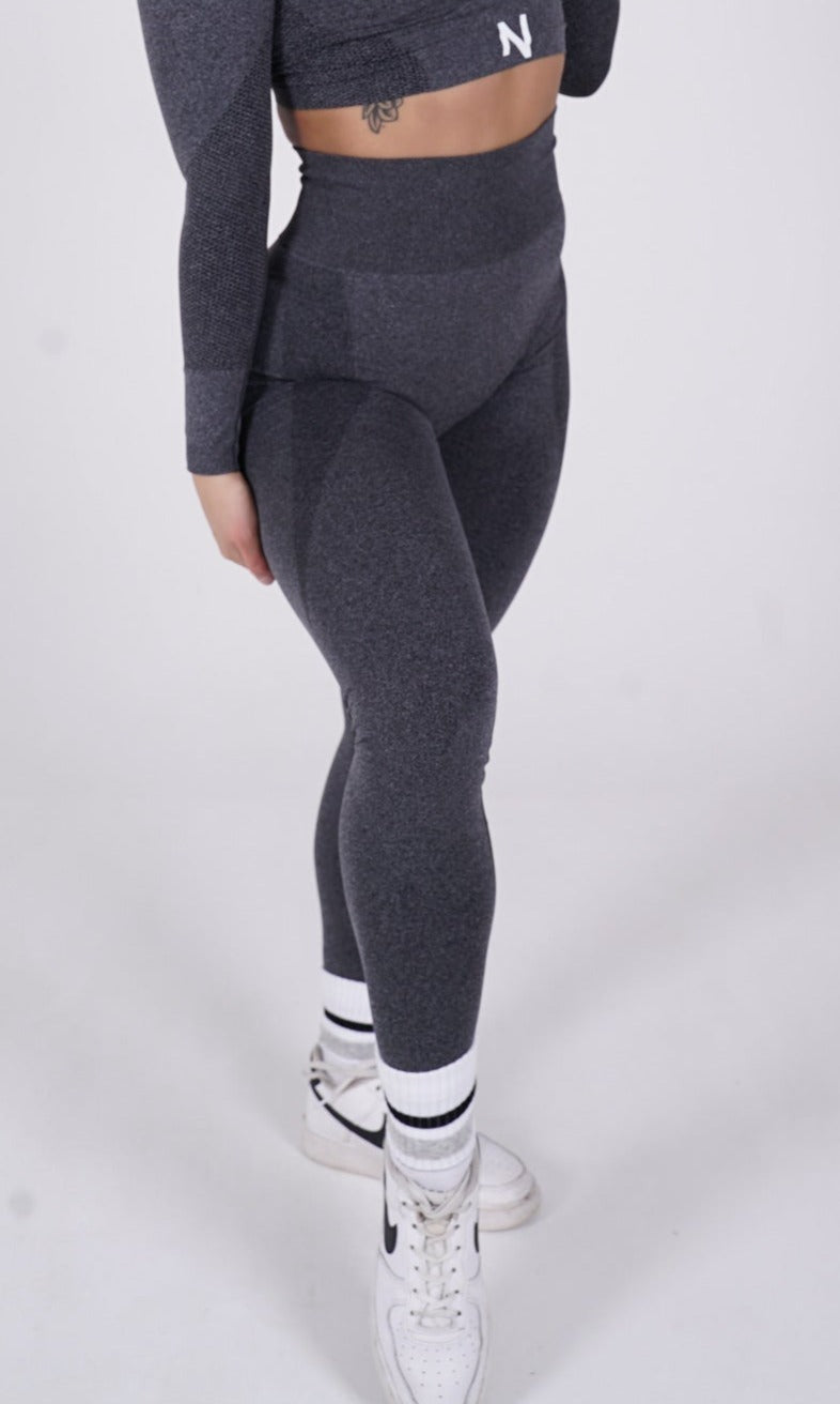 Charcoal Black Energy Leggings