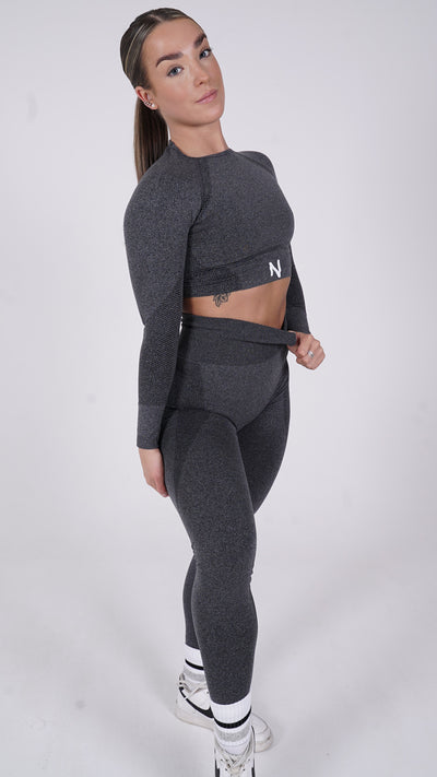 Charcoal Black Energy Leggings