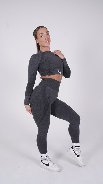 Charcoal Black Energy Leggings